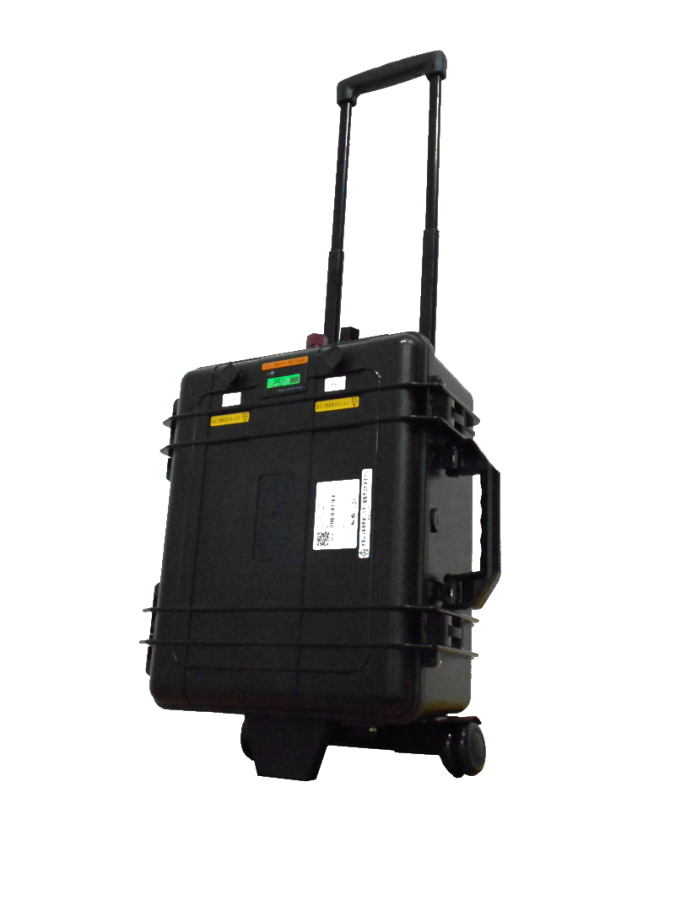 キャリケース型 移動式大容量【どか電】蓄電池